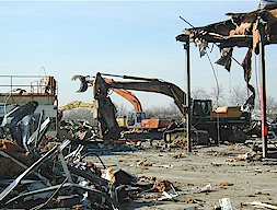 Demolition of former manufacturing facility